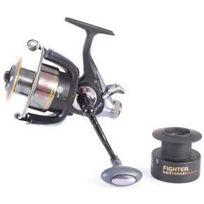 Котушка BratFishing Fighter 3 000 Baitrunner RD / 4 + 1 BB / + графітова шпуля (20 / 01-008-305)