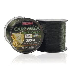 Волосінь Bratfishing Carp mega dark green 0.20mm