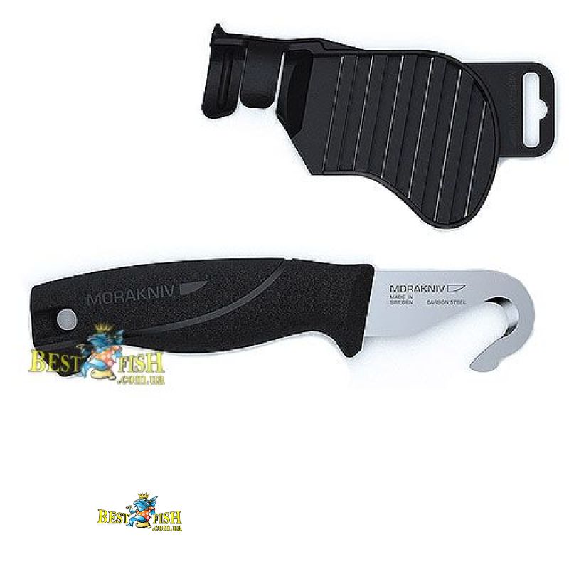 Нож универсальный в пластиковых ножнах MoraKNIV BELLY OPENER COMPANION Black 11453 Нож универсальный в пластиковых ножнах MoraKNIV BELLY OPENER COMPANION Black 11453