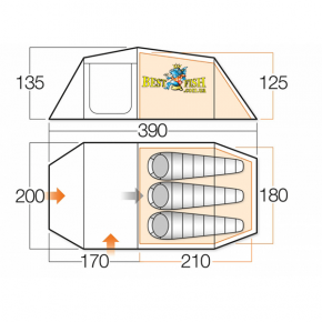 Палатка Vango Ark 300+ Apple Green