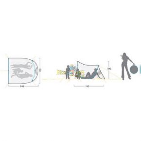 Палатка Caribee Rapid Beach Latte