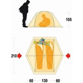 Палатка Ferrino Gobi 2 Green