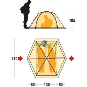 Палатка Ferrino Phantom 2 Olive Green