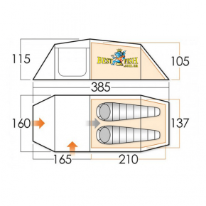 Палатка Vango Ark 200+ River