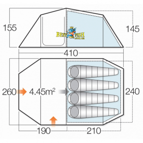 Палатка Vango Ark 400+ River