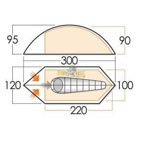 Палатка Vango Blade 100 Cactus