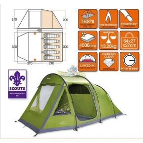 Палатка Vango Drummond 500 Herbal Палатка Vango Drummond 500 Herbal