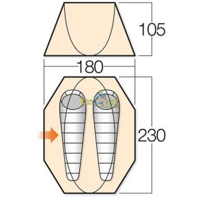 Палатка Vango Pop 200 River
