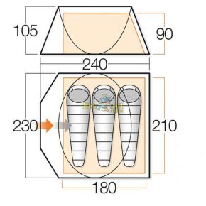 Палатка Vango Pop 300 DS River