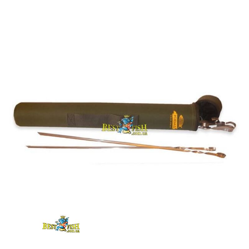 Подарунковий тубус з шампурами 6 шт. Kibas Шампур 6 Подарунковий тубус з шампурами 6 шт. Kibas Шампур 6