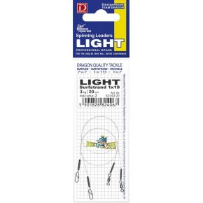 Повідець Dragon 1x7 Surf / S AFW 5kgLIGHT 25cm (2шт)