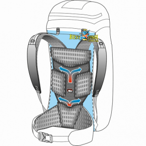 Рюкзак туристический Ferrino Chilkoot 90 Deep Blue Рюкзак туристический Ferrino Chilkoot 90 Deep Blue