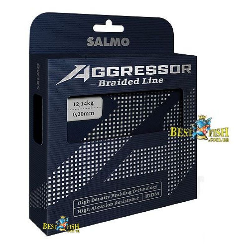 Плетений шнур Salmo Aggressor BRAID 100/170 (4908-017) Плетений шнур Salmo Aggressor BRAID 100/170 (4908-017)