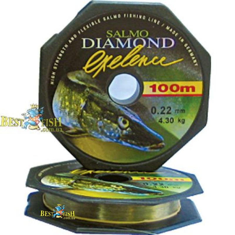 Леска монофильная Salmo Diamond EXELENCE 100/015 Леска монофильная Salmo Diamond EXELENCE 100/015