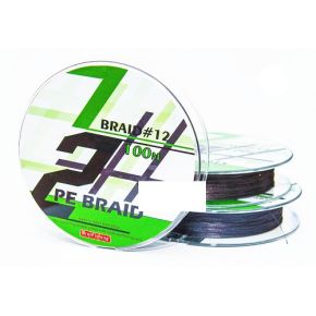 Плетений шнур Bratfishing Braid #12 Black 0.06 мм 100 м (30/02-019-006)