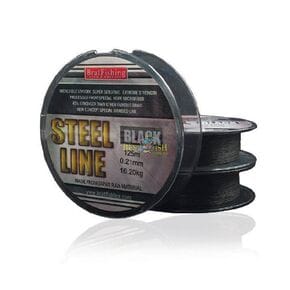 Плетений шнур Bratfishing Steel line - black 0.21mm