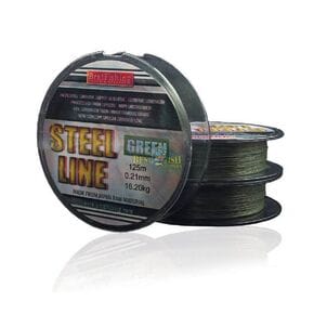 Плетений шнур Bratfishing Steel line - green 0.21mm