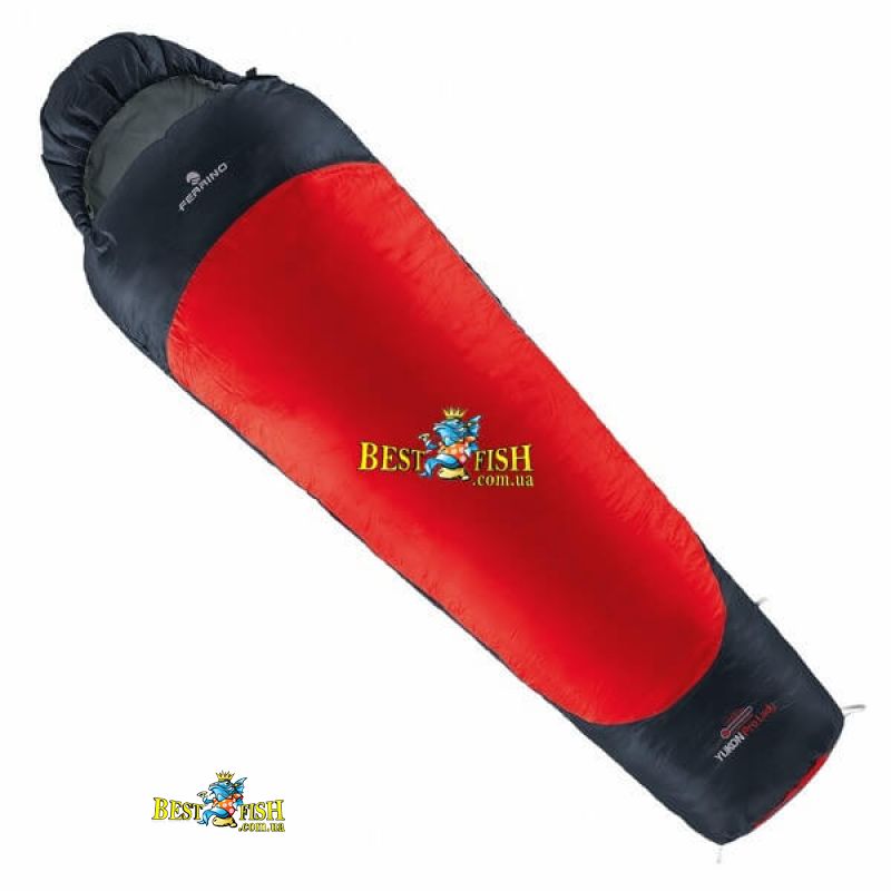 Спальный мешок Ferrino Yukon Pro/+0°C Red/Black (Left) Спальный мешок Ferrino Yukon Pro/+0°C Red/Black (Left)