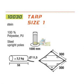 Тент High Peak Tarp 1 stone