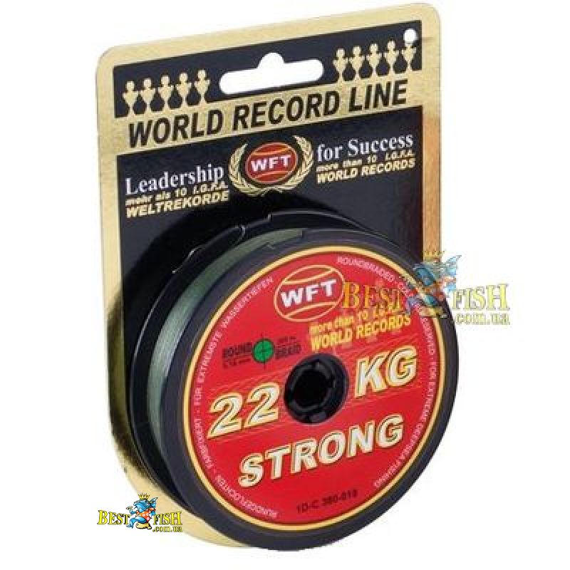 Плетеный шнур WFT KG 0,18мм (300m) 22KG Плетеный шнур WFT KG 0,18мм (300m) 22KG