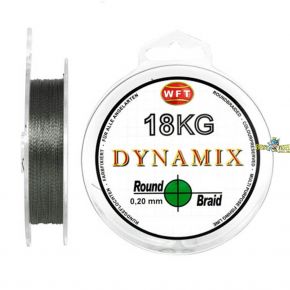 Плетеный шнур WFT Round Dynamix Green 0,08мм 7кг 150м