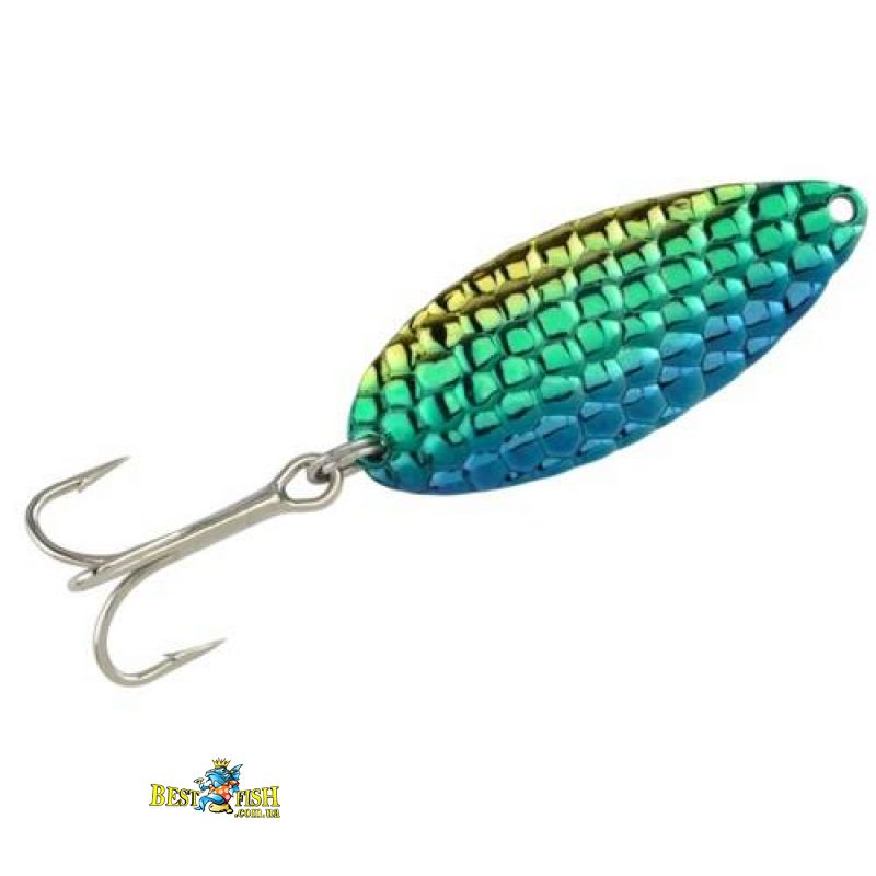 Блешня Acme Little Cleo 18.7г Hammered Blue Green Gold Блешня Acme Little Cleo 18.7г Hammered Blue Green Gold