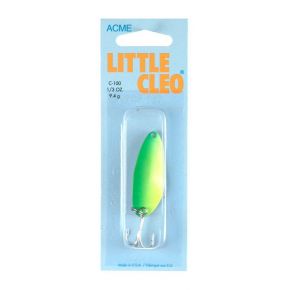 Блесна Acme Little Cleo 7г Chartreuse Green Stripe