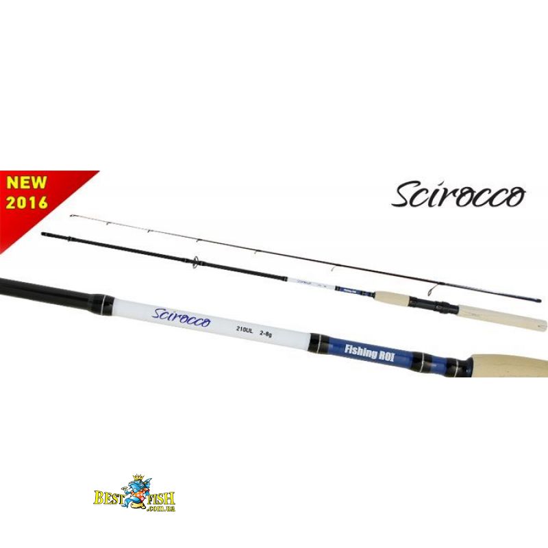 Спінінг Fishing ROI Scirocco 2-8g 1.90m Спінінг Fishing ROI Scirocco 2-8g 1.90m