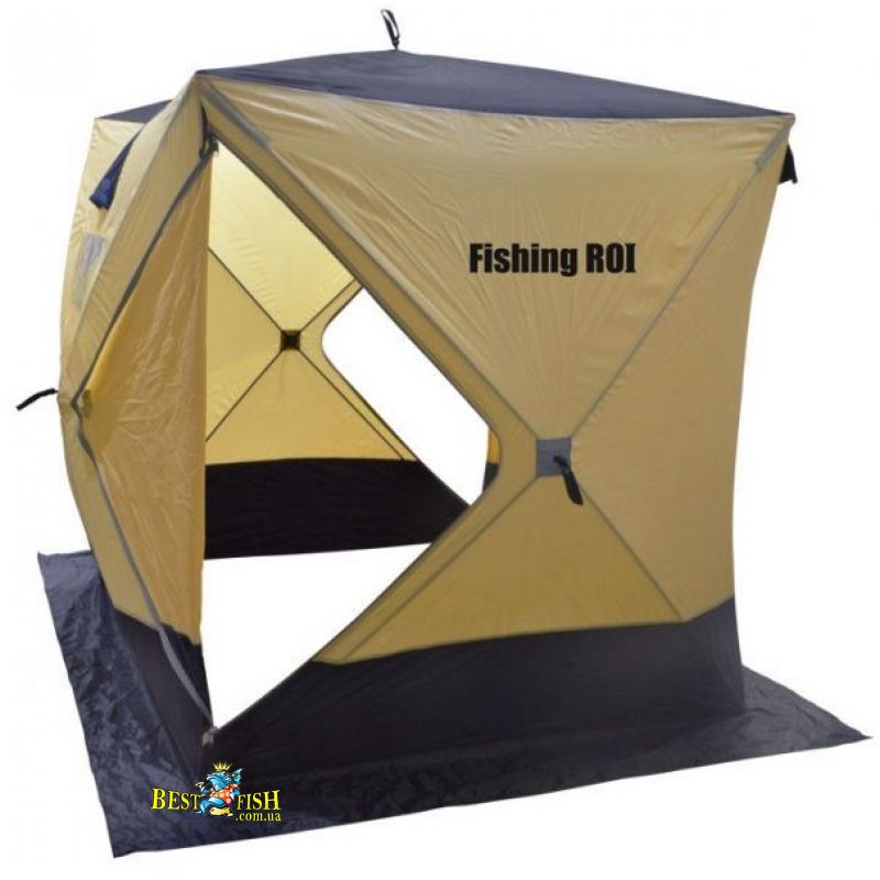 Намет зимова Куб "Fishing ROI" (150 * 150 * 170см.) Beige-dark Намет зимова Куб "Fishing ROI" (150 * 150 * 170см.) Beige-dark