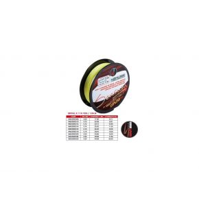 Шнур Nomura Sensum 100m (110yds) 0.20mm / 14.00kg fluo yellow (салатовий)
