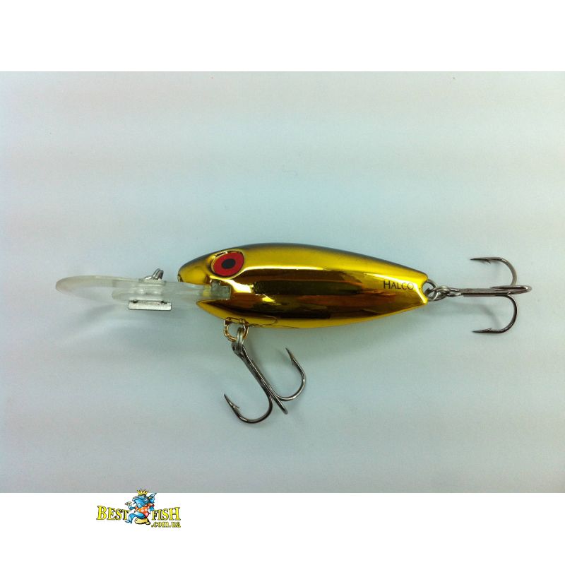 Воблер Halco Combat H51 Chrome Gold Black Back Воблер Halco Combat H51 Chrome Gold Black Back