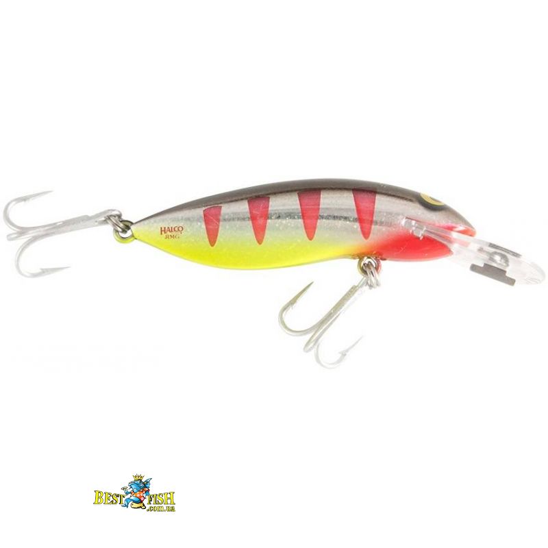 Воблер Halco Sorcerer 90 DD Red Stripe Воблер Halco Sorcerer 90 DD Red Stripe