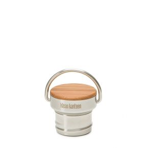 Стальная крышка с бамбуком Klean Kanteen Stainless Unibody Bamboo Cap