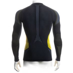 Термофутболка муж. Accapi Synergy Long Sleeve Shirt Man 920 black/lemon M/L