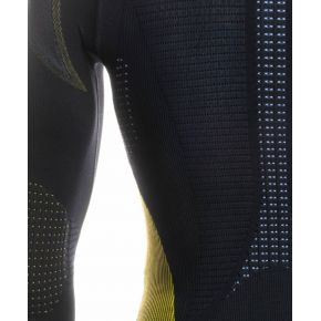 Термофутболка муж. Accapi Synergy Long Sleeve Shirt Man 920 black/lemon M/L