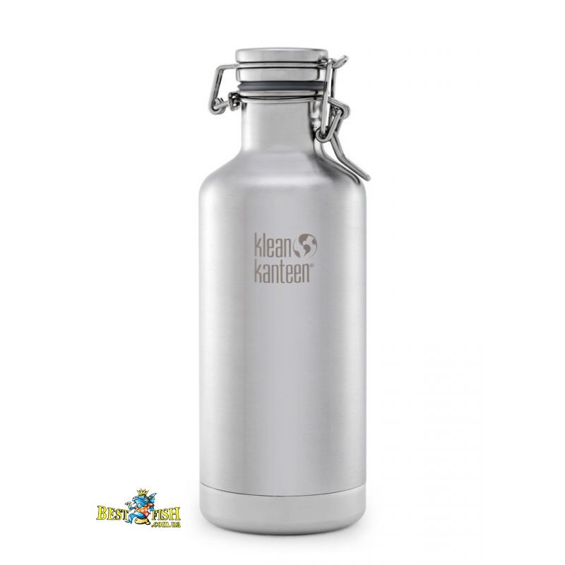 Термофляга для пива и газированных напитков Klean Kanteen Growler Brushed Stainless 946 ml Термофляга для пива и газированных напитков Klean Kanteen Growler Brushed Stainless 946 ml
