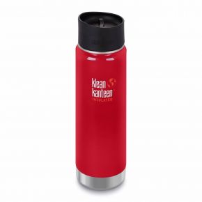 Термофляга Klean Kanteen Wide Vacuum Insulated Cafe Cap Mineral Red 592 ml