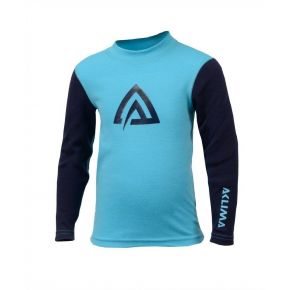 Термофутболка дет. Aclima WarmWool Crew Neck Children RiverBlue/Peacoat 110 см