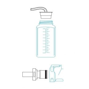 Перехідники для фляг з широким горлом і гідратор Katadyn Bottle Adaptor