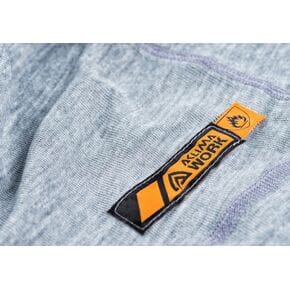 Огнестойкая термофутболка Aclima Work X-Safe Shirt Crew Neck GreyMelange M