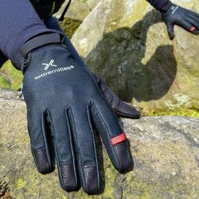 Непродуваемые перчатки Extremities Lightweight Guide Glove Black L