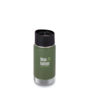 Термофляга Klean Kanteen Wide Vacuum Insulated Cafe Cap Vinyard Green (matt) 355 ml