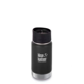 Термофляга Klean Kanteen Wide Vacuum Insulated Cafe Cap Shale Black (matt) 355 ml