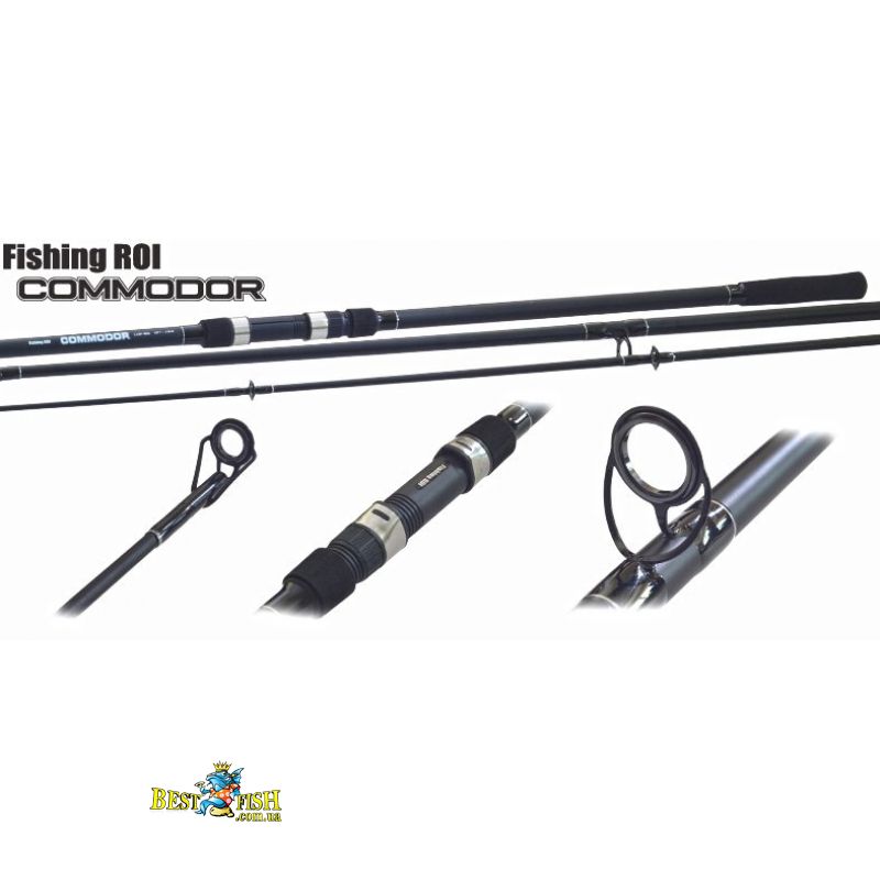 Вудилище Fishing ROI Commodor Carp Rod 3.90m 3 3.5lbs Вудилище Fishing ROI Commodor Carp Rod 3.90m 3 3.5lbs