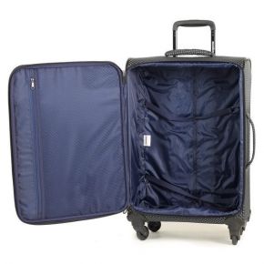 Чемодан Members Vogue (M) Blue Geo Print Чемодан Members Vogue (M) Blue Geo Print