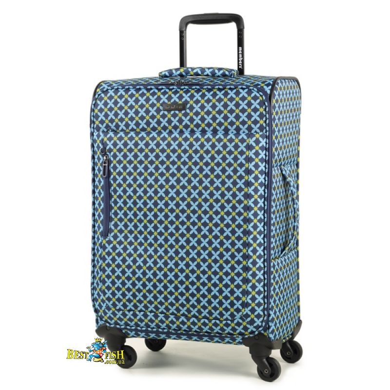 Чемодан Members Vogue (M) Blue Geo Print Чемодан Members Vogue (M) Blue Geo Print