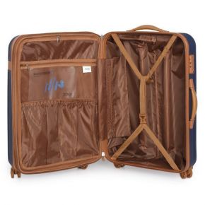 Чемодан Rock Valiant Navy Blue Hardshell Expandable (L)