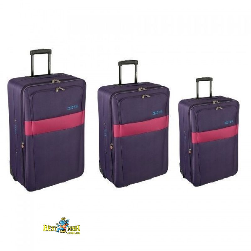 Комплект чемоданов Skyflite Domino Purple (S/M/L) 3шт Комплект чемоданов Skyflite Domino Purple (S/M/L) 3шт