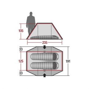 Палатка Wechsel Aurora 2 Zero-G (Sand) + коврик надувной 2 шт Палатка Wechsel Aurora 2 Zero-G (Sand) + коврик надувной 2 шт