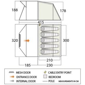 Палатка Vango Ascott 500 Treetops